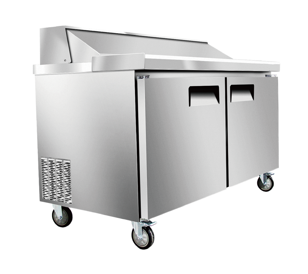 Estación de ensalada refrigerada de 2 puertas Vibrancy