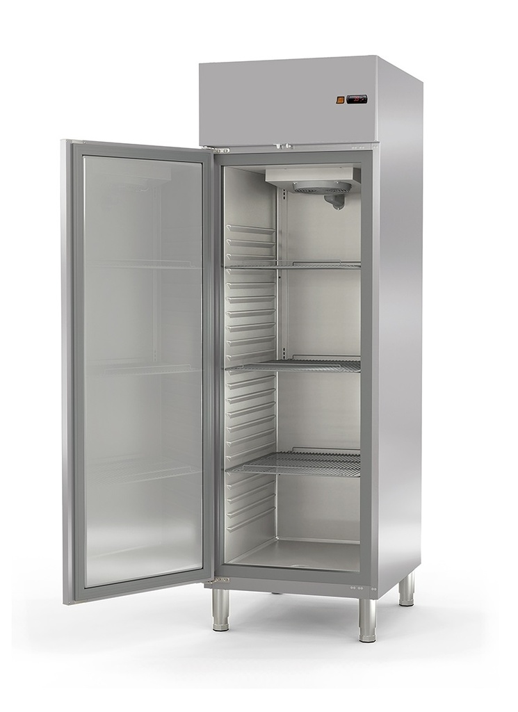 [E-DOC-F-RV-AGD.75.PF] Refrigerador vertical 1 puerta GN2/1 con guía embutida Docriluc