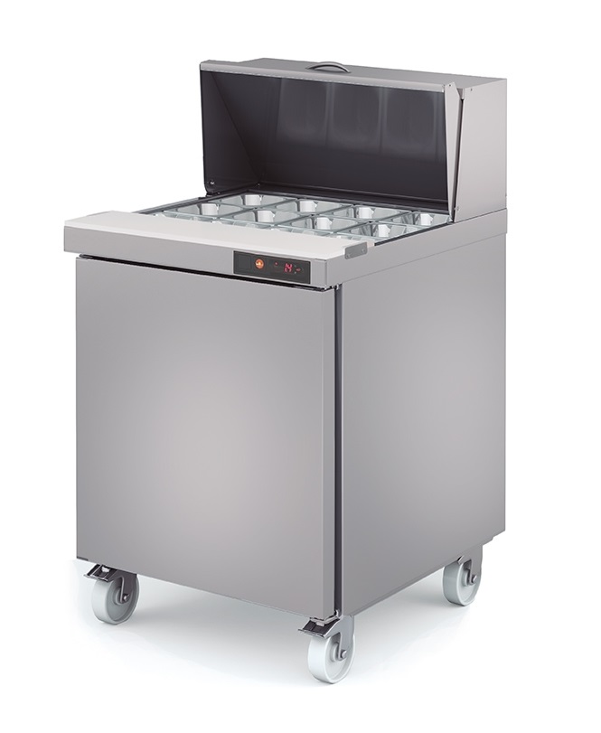 Estación de ensalada refrigerada de 1 puertas Docriluc (Gamma Americana)