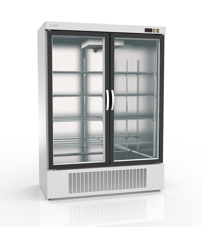 [E-DOC-F-RV-DEBR.1302] Expositor refrigerado 2 puertas vidrio Docriluc