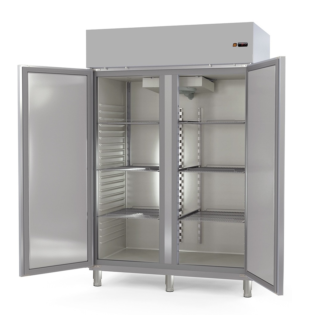 [E-DOC-F-RV-AGD.140.PF] Refrigerador vertical 2 puertas con guia embutida Docriluc