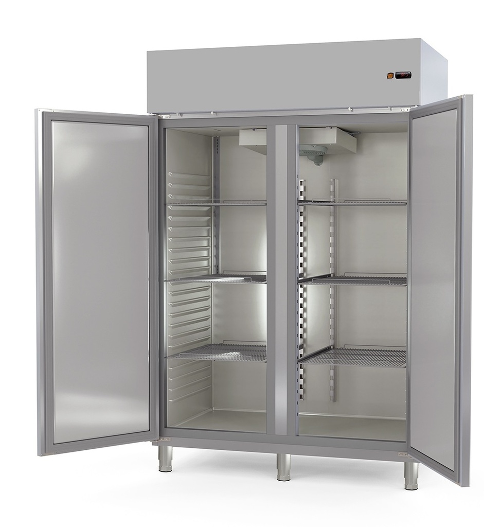 Congelador vertical 2 puertas con guia embutida Docriluc