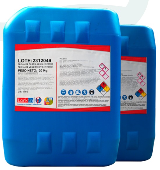 [C-LRK-L-DET-Detx20k] Detergente Lark clean lv x20 kg