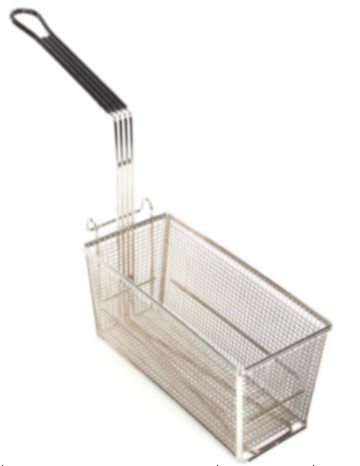 Canastilla Freidora Abierta / Fry basket, 1/2 size, coated handle (ofg-32x)