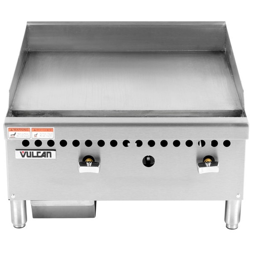 [E-VLC-C-PL-VCRG.24M] Plancha a gas 2 puestos 60 cm de sobreponer Vulcan