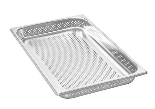 [U-RTN-O-AZ-6015.1165] Contenedor perforado, acero inoxidable GN 1/1