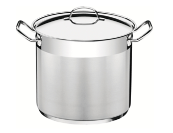 [U-TRM-O-OLL-OTP] Olla empresarial en acero inox. con tapa plana