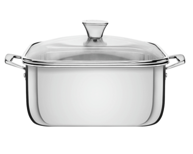 [U-TRM-O-OLL-OC] Olla cuadrada en acero inoxidable