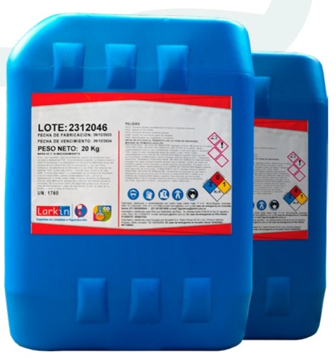 [C-LRK-L-DET-Detx20k] Detergente Lark clean lv x20 kg